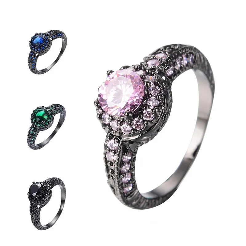 Кольцо Bague Ringen, женское, 925 пробы, серебряное, созданное, круглое, изумрудное, обручальное кольцо, на день рождения, для подруги, прекрасный подарок, Брендовое ювелирное изделие