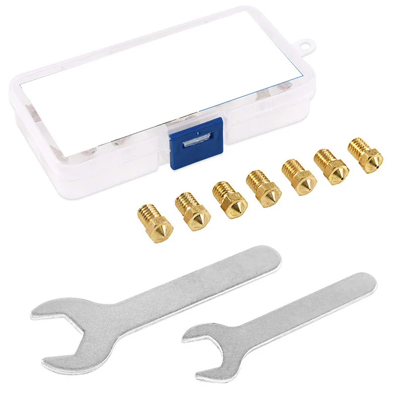 Форсунка для 3D принтера с набором гаечных ключей 28 шт. латунный экструдер
