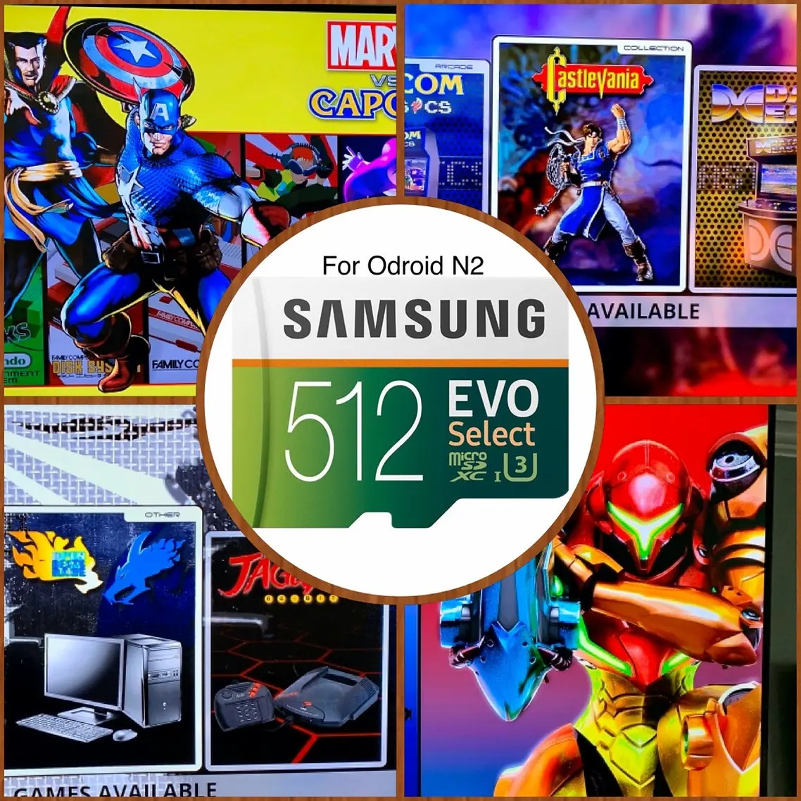 Карта Micro SD Odroid N2 512 Гб! Для вашего + Ora retroарена v.3.1.13 с более чем 14000 играми|Детали