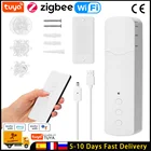 Перезаряжаемый мотор для занавесок Tuya ZigBee Wi-Fi TM616EGBZTN с бусинами, приложение для умного домаголосовой пульт дистанционного управления для Alexa Google Home