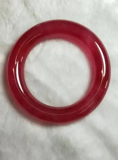 Красивый ручной работы красный нефритовый браслет Жадеит (сертификат