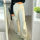 Широкие джинсы Rapcopter, брюки-карго на молнии Y2K, мешковатые с карманами, модные брюки для мам, корейские винтажные брюки