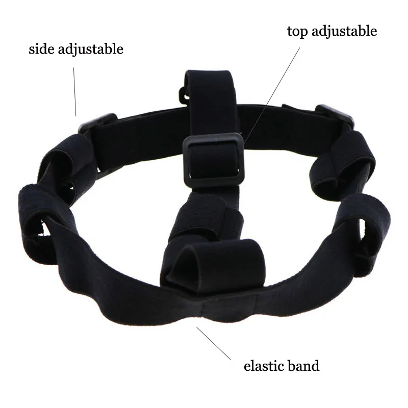 Регулируемый нейлоновый фронтальный головной ремень для фонарик Светодиодный