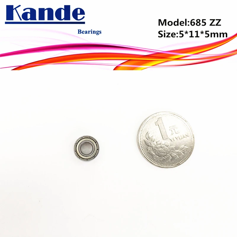 Подшипники Kande 685 ZZ ABEC-1 685-2Z ABEC-3 685ZZ ABEC-5 миниатюрный шарикоподшипник 5x11x5 мм |