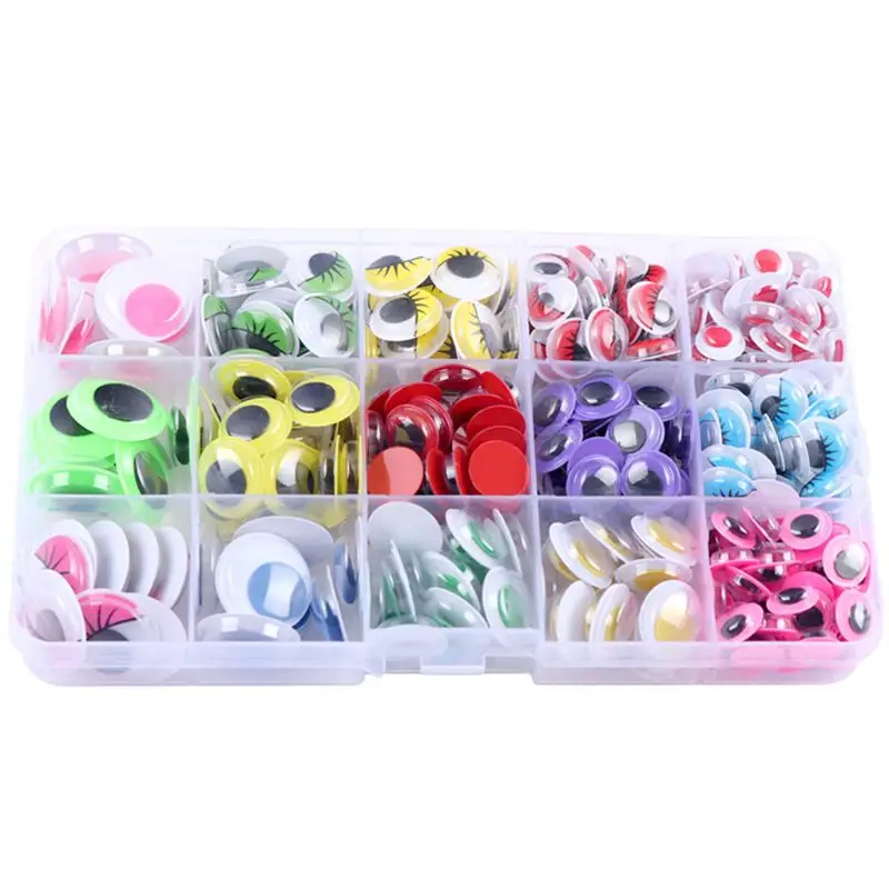 

Colorful Eyelash Dolls Eyes For Toys Googly Used Doll Accessories C63C