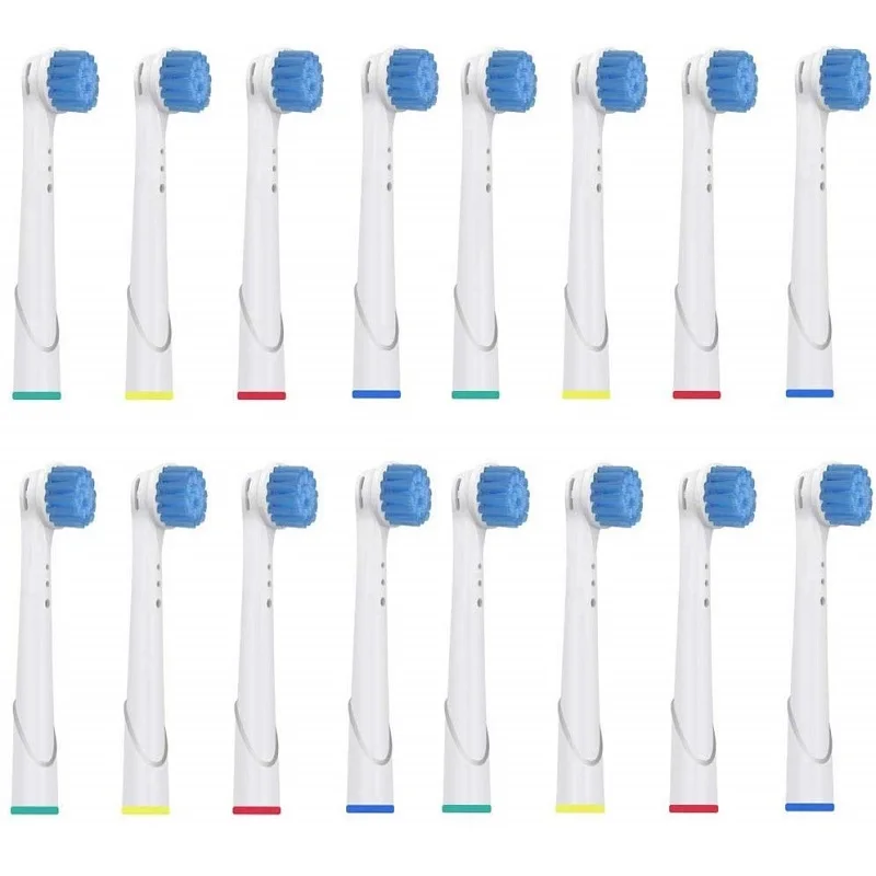16 шт. EBS17 сменные насадки зубных щеток для Braun Oral B Vitality 3D Белые Электрические