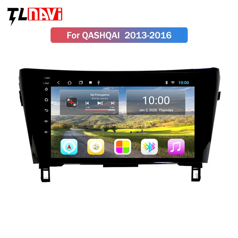

2G ОЗУ Android 10 автомобильный радиоприемник GPS-навигация мультимедийный плеер для 2013-2016 Nissan QashQai X-Trail