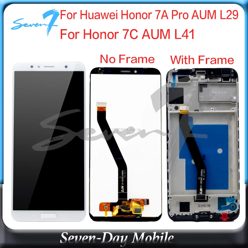 1440x720 5,7 дюймов для huawei Honor 7A pro aum-l29 AUM-L41 ЖК-дисплей сенсорный экран для Honor 7C AUM L41 ЖК-дигитайзер в сборе
