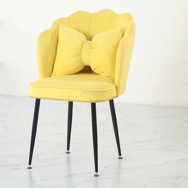 

Modern Makeup Chair Desk Chair Nordic Light Luxury Dining Chair Backrest Dressing Table Chair Home Dining Chairs Furniture