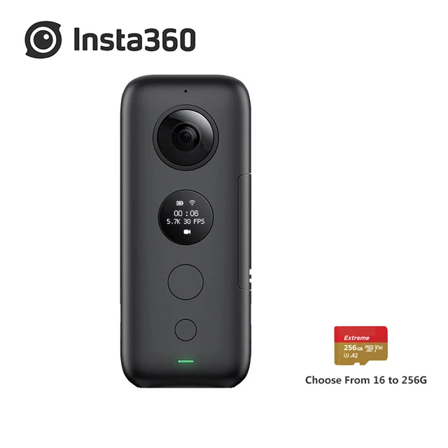Insta360 ONE X 18MP Спортивная экшн-камера с поддержкой Wi-Fi для IPhone Android 5,7 K фото невидимая селфи-палка время пули - Цветной: ONE X standard