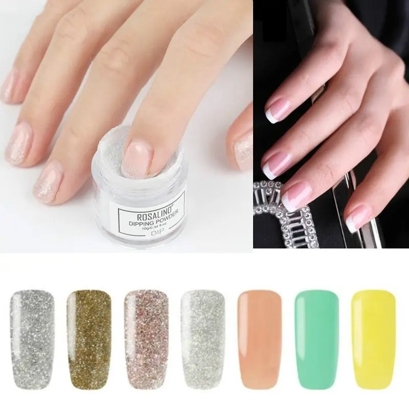 1 шт. 10 г пудра для погружения ногтей художественный градиентный натуральный цвет