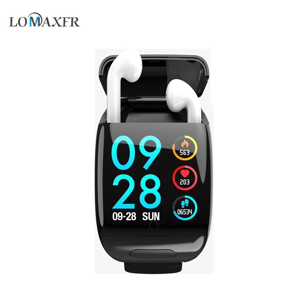 Умные часы M8 для женщин и мужчин умные с наушниками TWS Bluetooth монитор сердечного