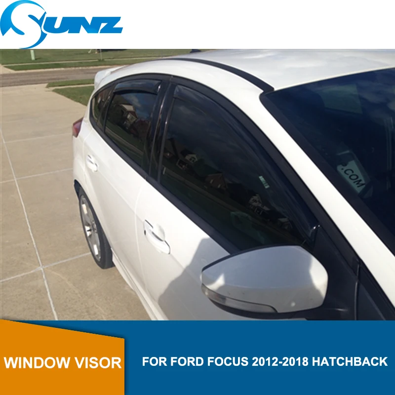 Боковые дефлекторы Winodow для FORD FOCUS 2012- защита от дождя для FORD FOCUS 2012 2013 люк назад SUNZ