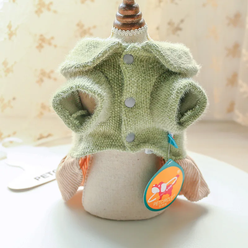 2020 зимнее платье для собак одежда кошек и пальто женская пудель Бишон шнаузер