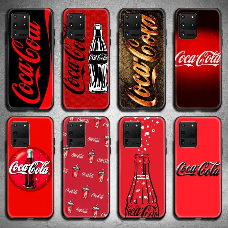 

Cola brand delicious drinks Phone Case For Samsung Galaxy S21 Plus Ultra S20 FE M11 S8 S9 plus S10 5G lite 2020