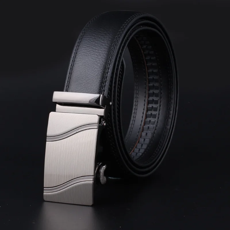 Мужской ремень с автоматической пряжкой arrrival Модный повседневный кожаный в