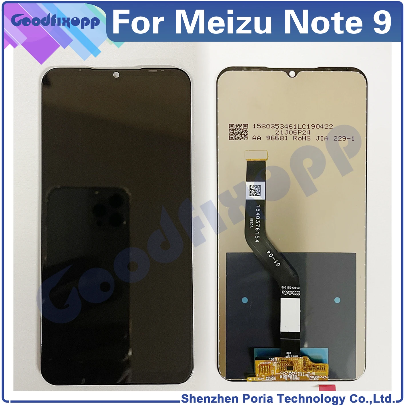 New Screen For Meizu Note 9 Phone LCD Display Touch Screen Digitizer Assembly For Meizu Note9 Screen Replacement