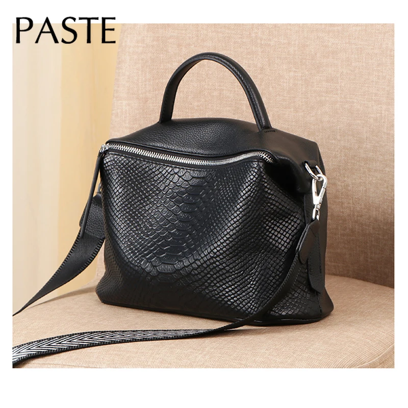 2019 шикарные ретро сумки с крокодиловым узором из воловьей кожи женские известных