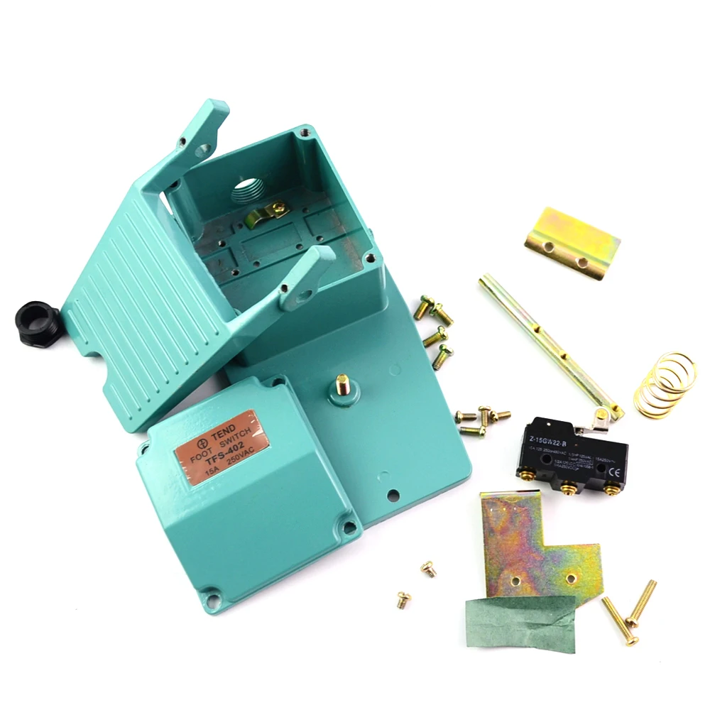 1 шт. ножной переключатель из алюминиевого сплава мгновенный контакт