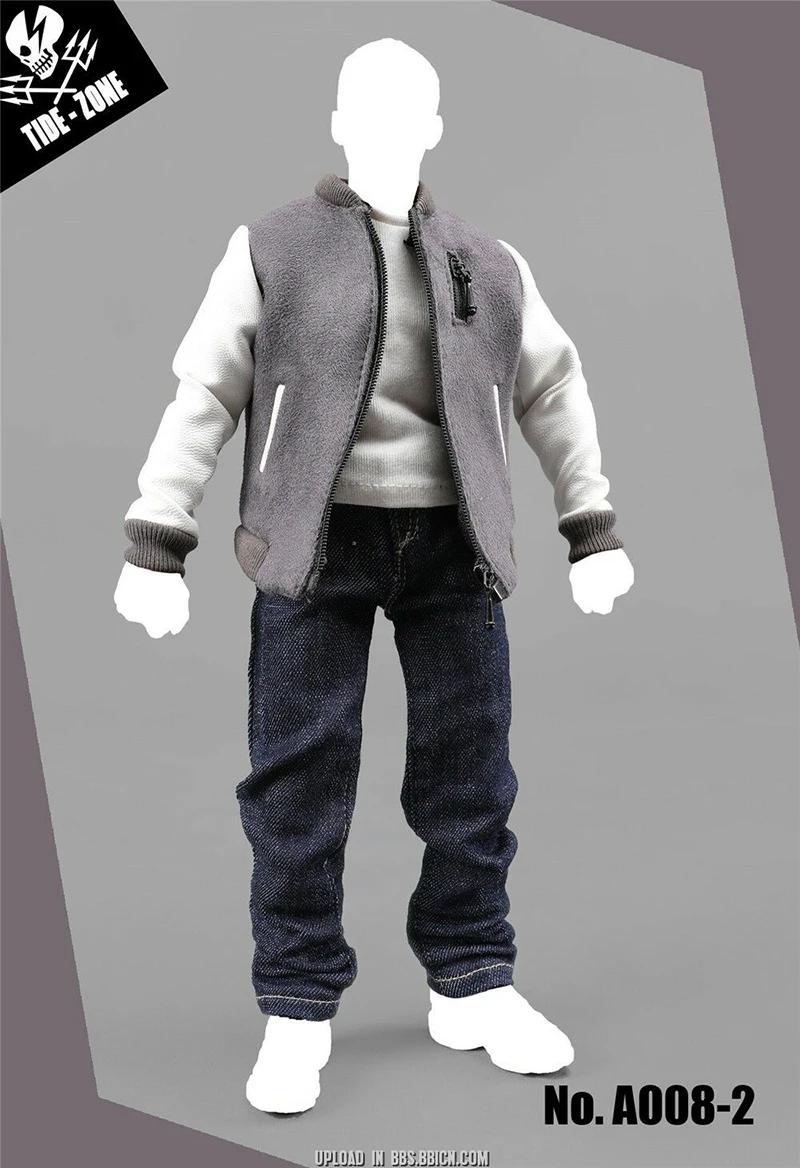 

Best Sell 1:6 Scale Baseball Clothing TIDE-ZONE Baseball Suit Action Figure model Toy Fit 12"Doll Soldier figure For Collection