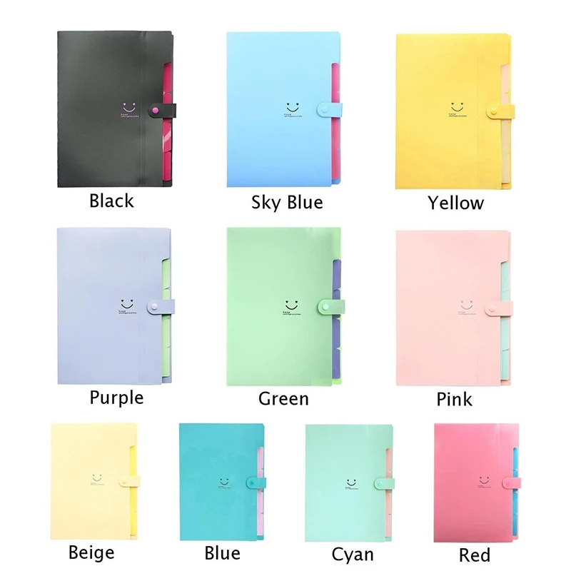 1 шт. Водонепроницаемая офисная пластиковая папка для файлов многокарманный