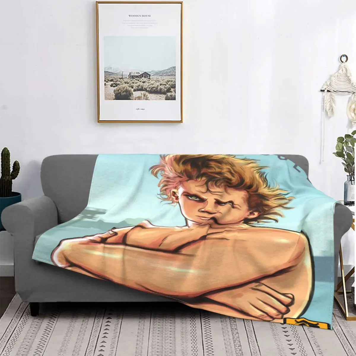 

Manta a cuadros de Louis Miguel para cama, cobertor de sofá, doble, de invierno, toalla de playa de lujo