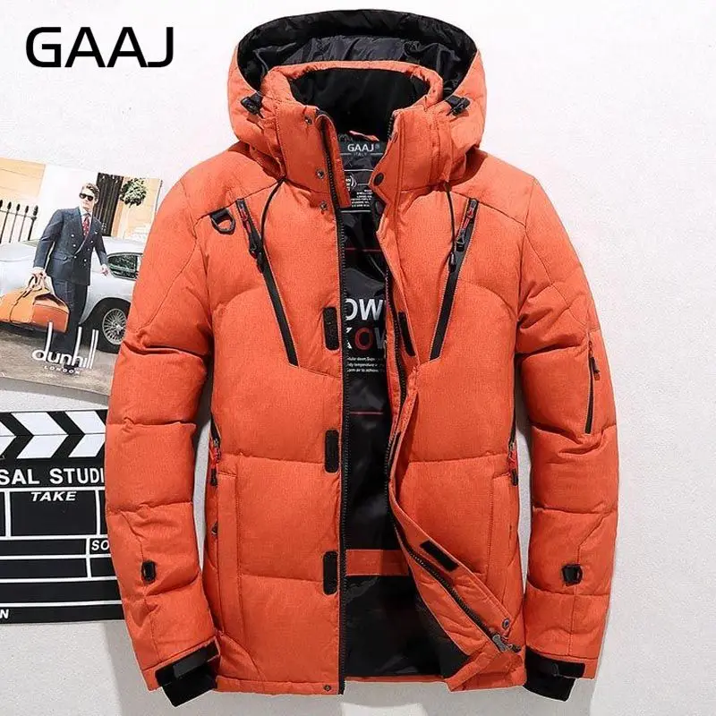 Мужской пуховик высокого качества Толстая теплая зимняя утепленная куртка на