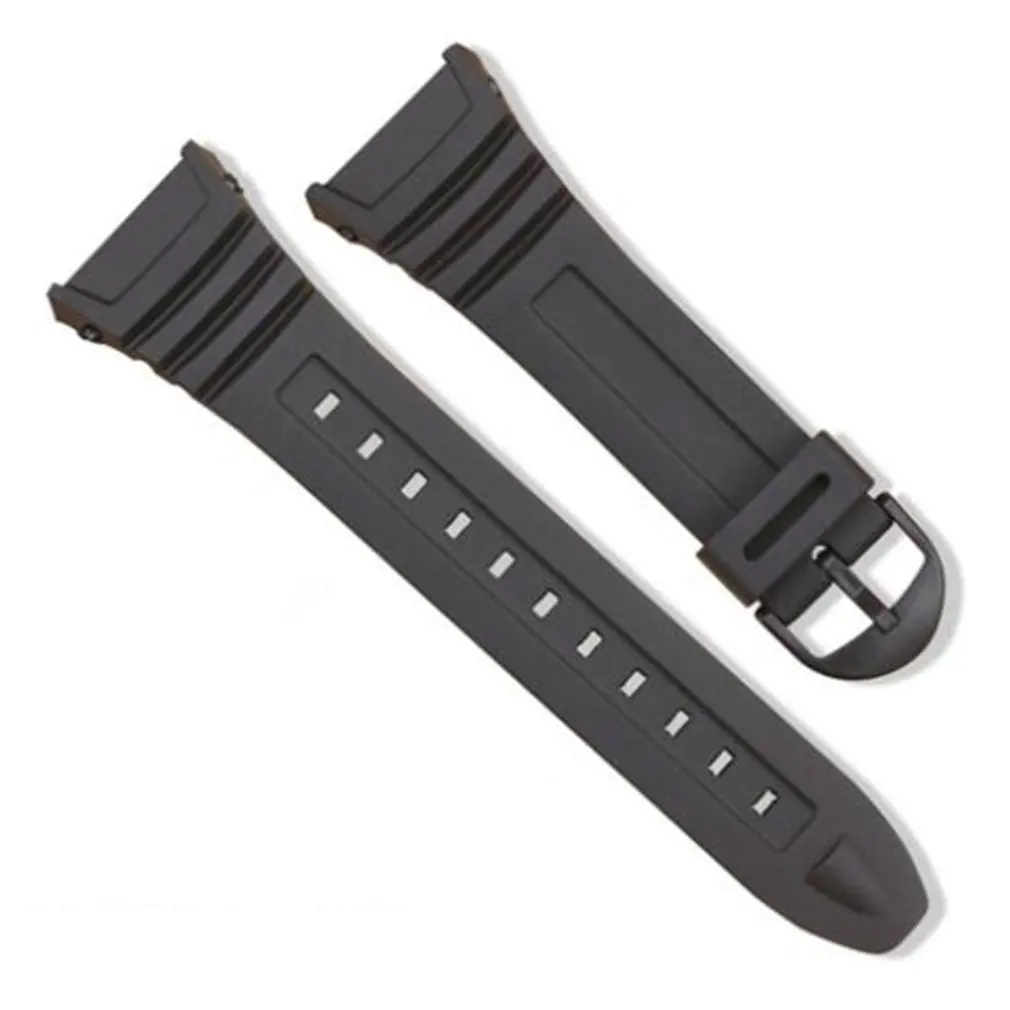 

Silicone Watch Band Stainless Steel Pin Buckle Watchband for Casio W-96H Sports Men Women Strap Bracelets