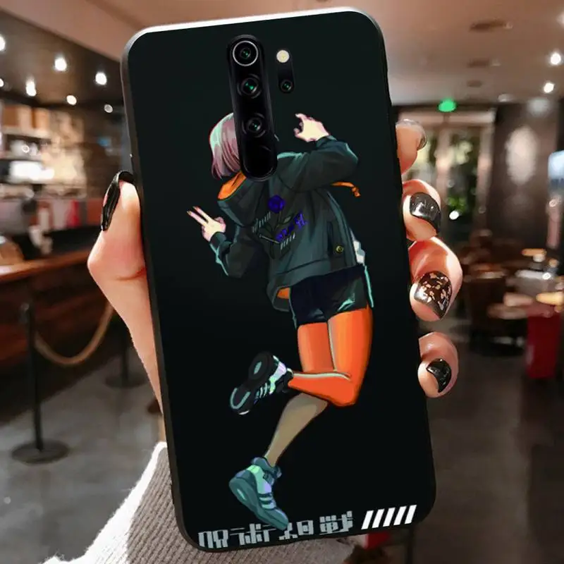 

Cartoon Jujutsu Kaisen Anime Phone Case Black Cover For Redmi 7A 4X 5 6 7 8 8A 5Plus GO Note 4/4X 7 K20/Pro Cases
