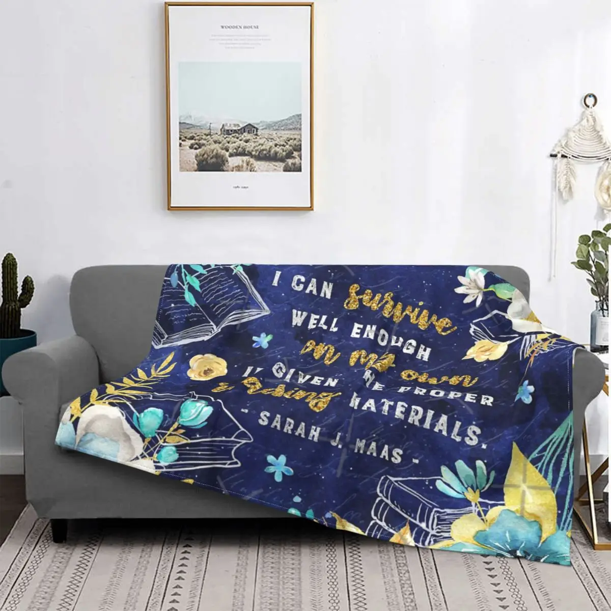 

I Can survist-Manta a cuadros para niños, para cama cobertor, manta de muselina