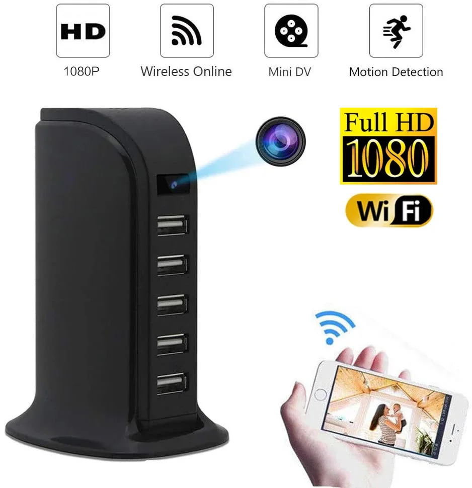 Беспроводная мини камера видеонаблюдения HD 1080P Wi Fi 128 ГБ|Компактные видеокамеры| |
