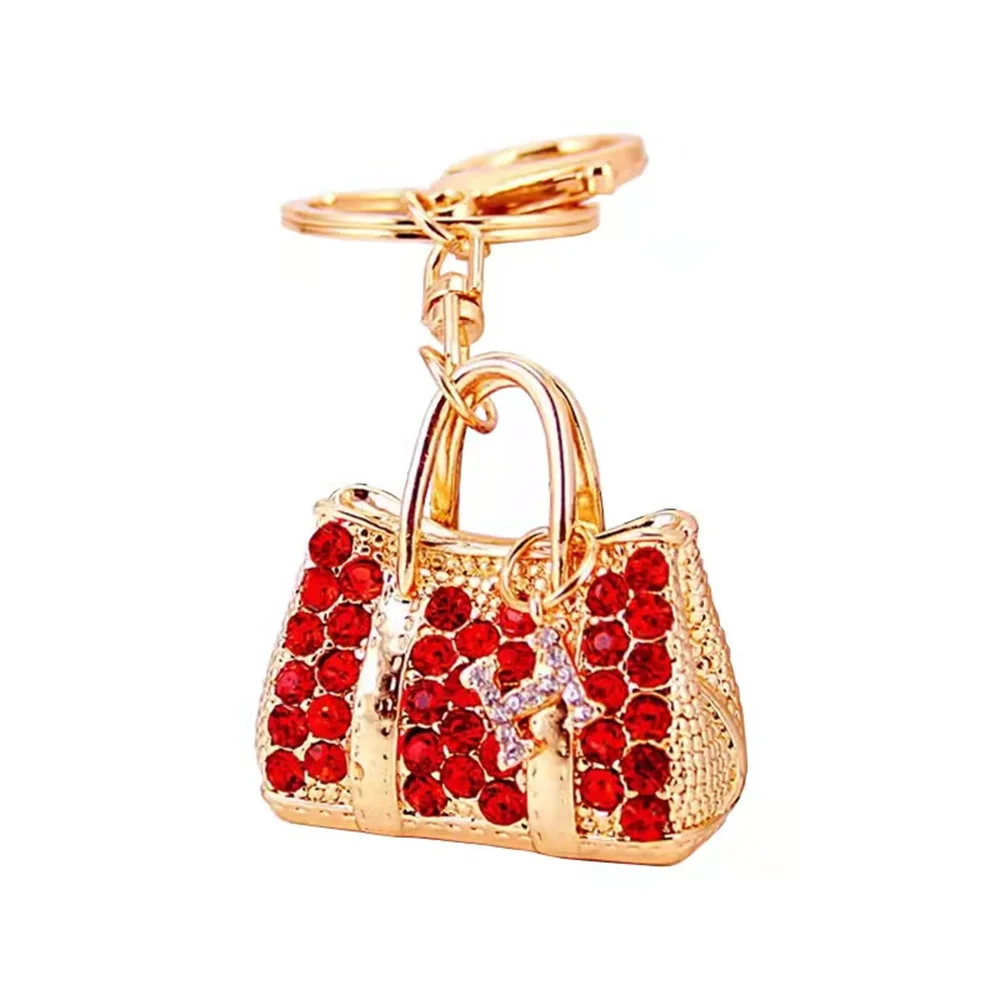 

New European and American Women Handbag Shape Key Chain Pendant Fashion Girl's Bag Ornament Explosion Keyfob