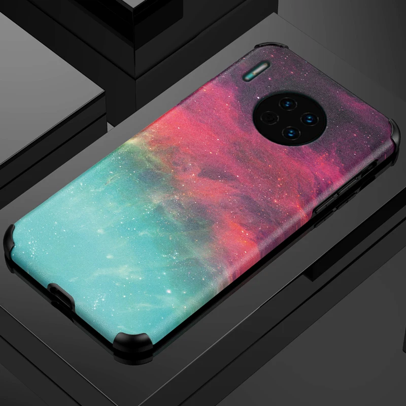 Противоударный мягкий чехол из ТПУ с роскошным рисунком для Huawei Mate 30 20 RS Pro Lite Y9s Y9