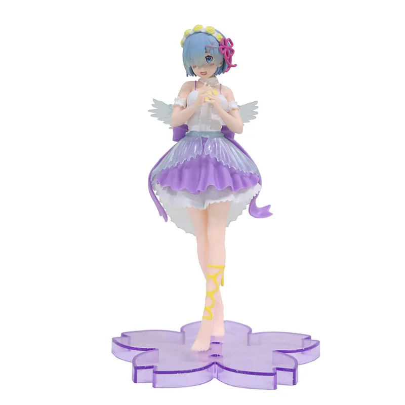 

19cm Anime Re:Life In A Different World From Zero Rem ActionFigure Stand Posture Sexy Girls PVC Collection Model Dolls Toy Gifts
