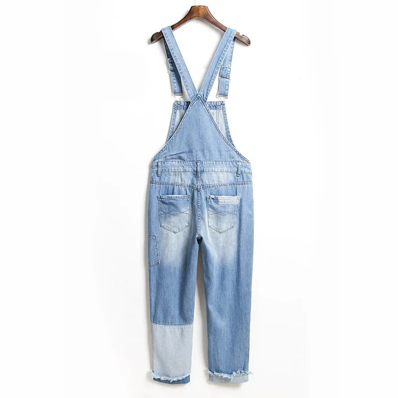 Новинка 2020 весенние женские хлопковые комбинезоны джинсовый комбинезон с