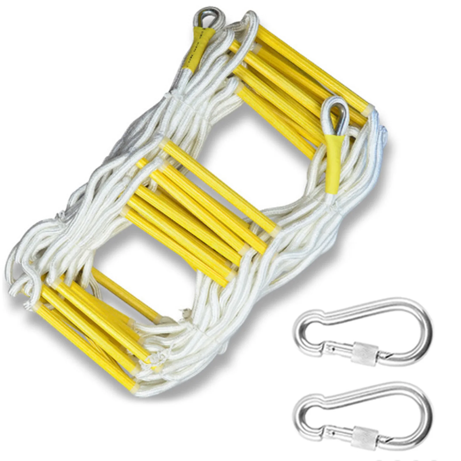 

Climbing Rope Ladder Escape Ladder Home Lifeline Ladder Outdoor Round Nylon Soft Ladder Home Escape Training Fire Rescue