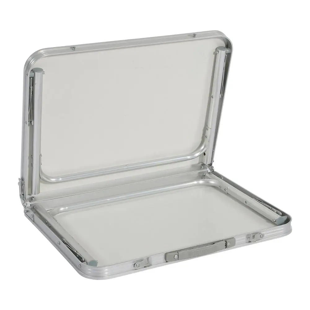 

Folding Computer Camping Table White Home Use Aluminum Alloy Collapsible for Family Garden Leisure Holiday Accessories