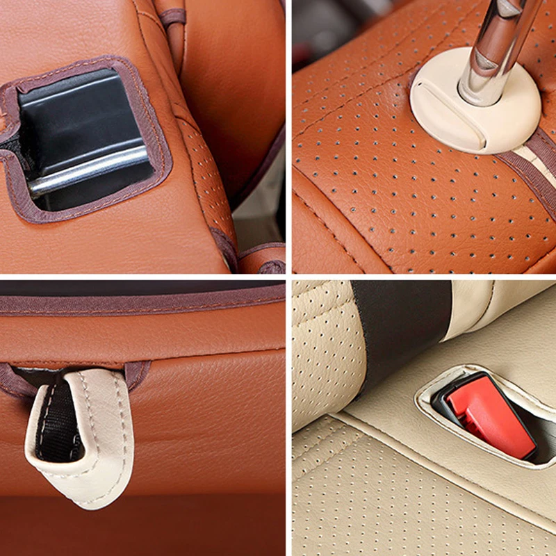 Чехлы AutoDecorun на автомобильные сиденья кожаные чехлы для Renault Scenic 2 3 Аксессуары