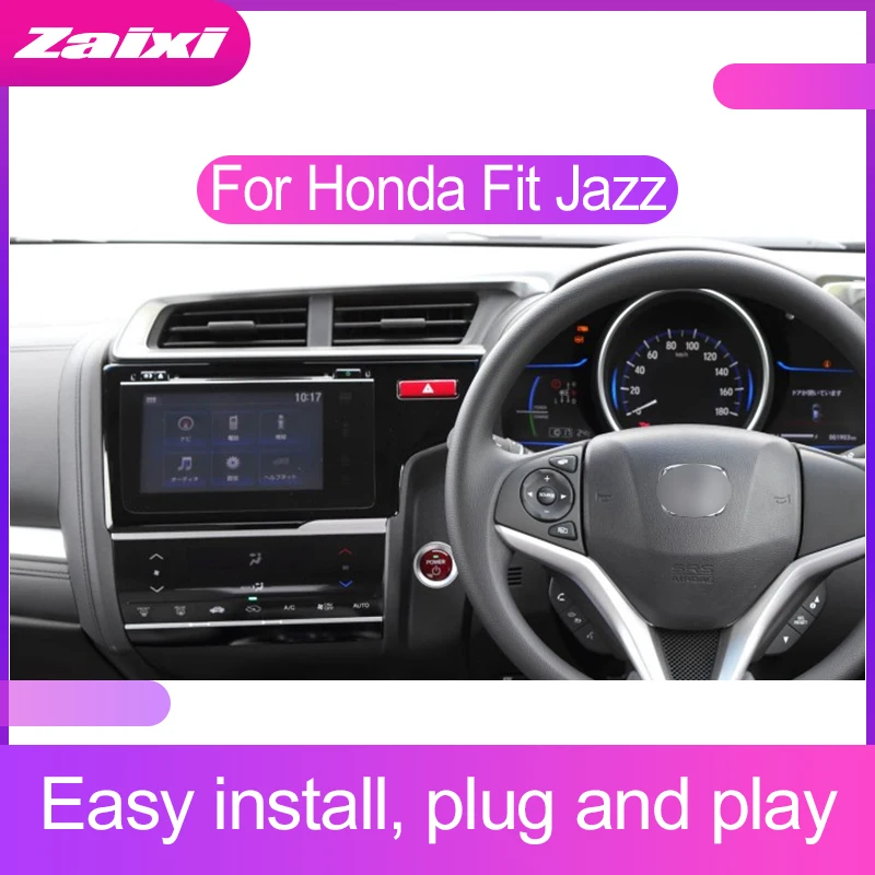 Автомобильный мультимедийный плеер 2 DIN для Honda Fit Jazz 2013 2014 2015 2016 2017 2018 2019 сенсорный