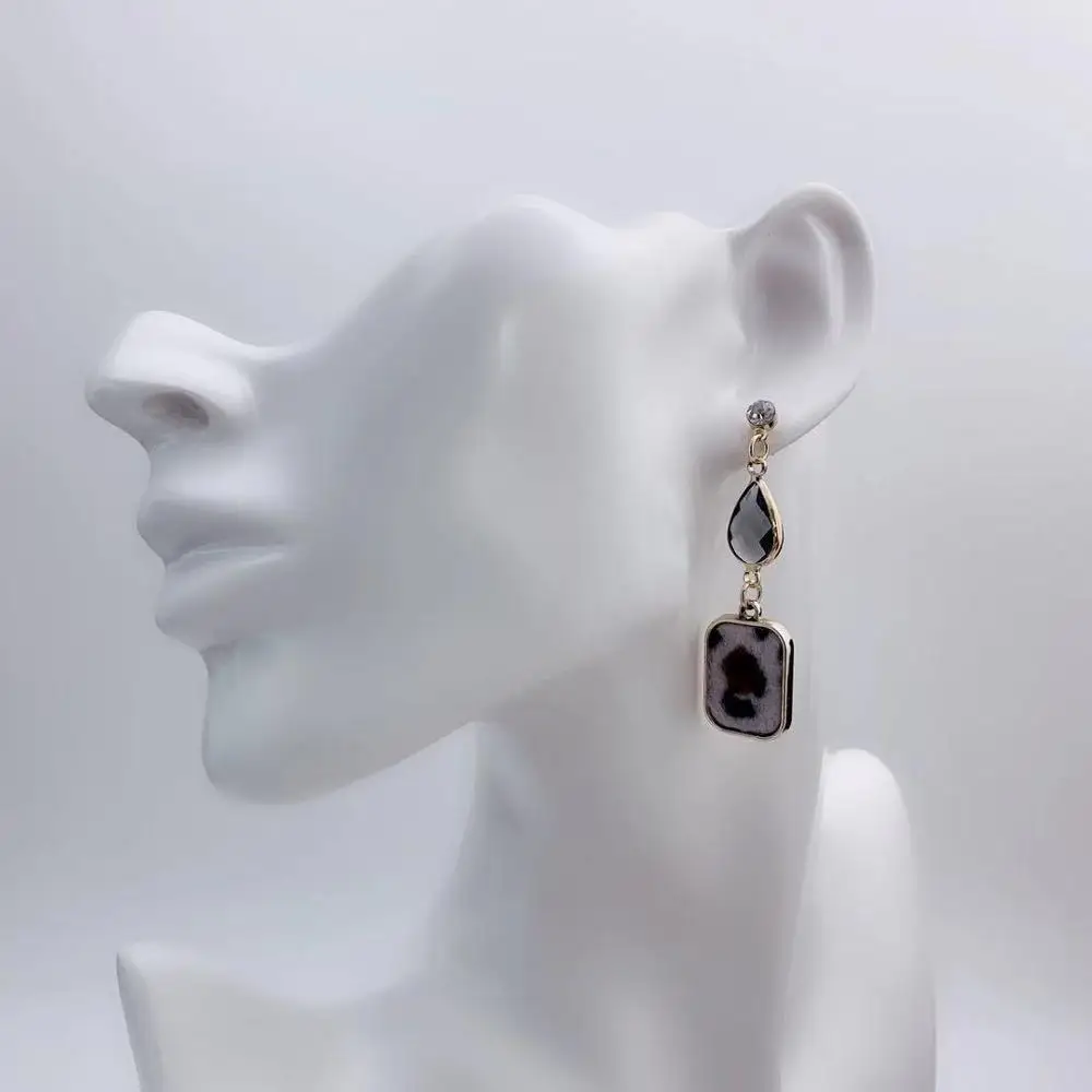 Золотые серьги Модные ювелирные изделия Свадебные вечерние подарки женские