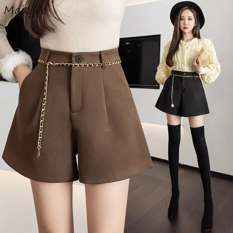 

Шорты женские универсальные в Корейском стиле на молнии, уличная модная повседневная свободная одежда с завышенной талией в стиле Харадзюк...