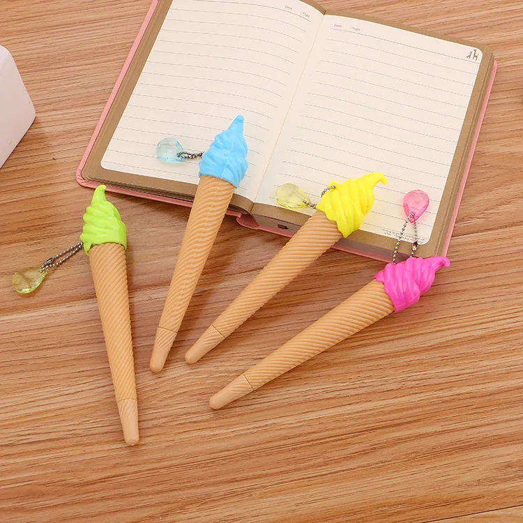 1 шт. мультяшная гелевая ручка с мороженым милая ученическая творческая