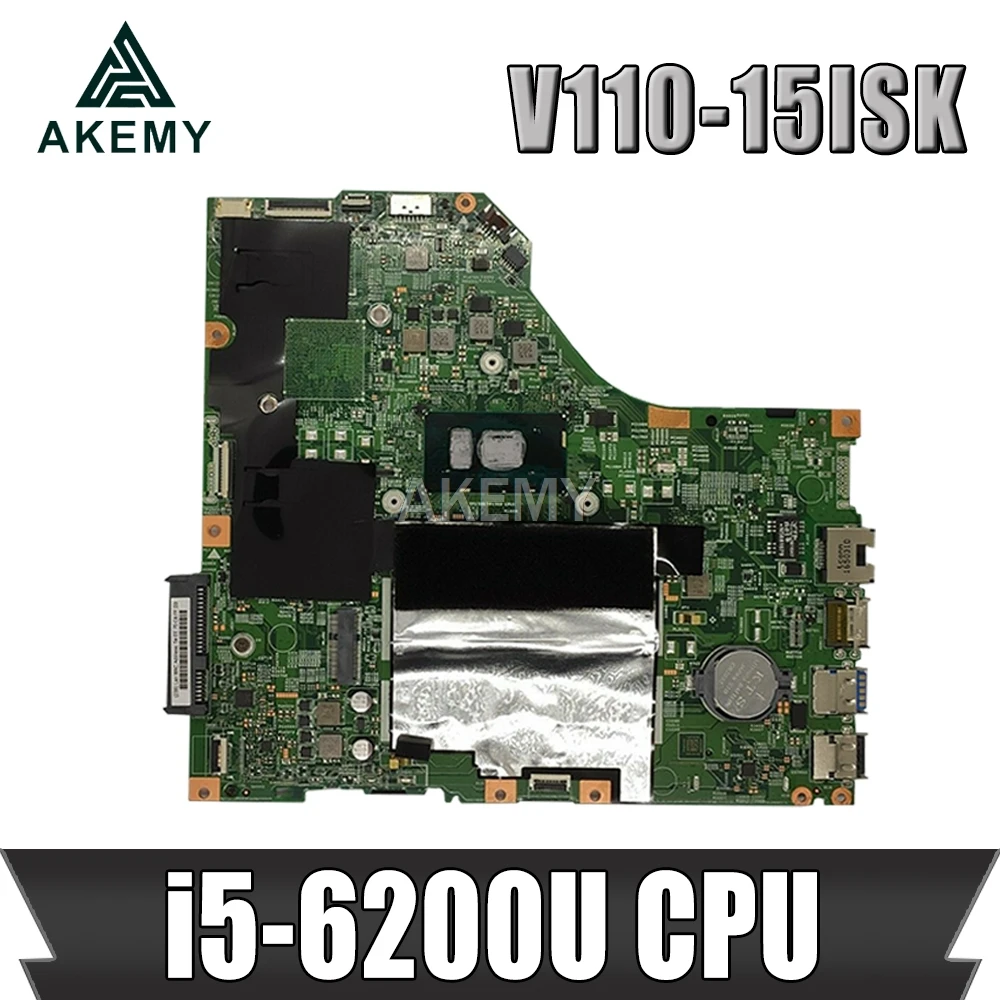 

LV115SK MB 15277-1N 448.08B01.001N For Lenovo V110-15ISK notebook motherboard CPU i5 6200U RAM 4GB 100% test work