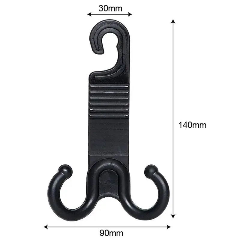 4 упаковки Автомобильная вешалка на подголовник заднего сиденья держатель