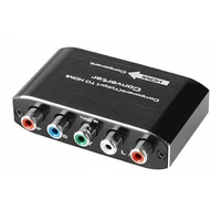 5 rca component to hdmi compatible hdtv audio video output converter fiber coaxial adapter