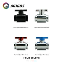 mini release water valve cooling circulation system controller inner thread g14 x2 for hard tube pc water cooling system