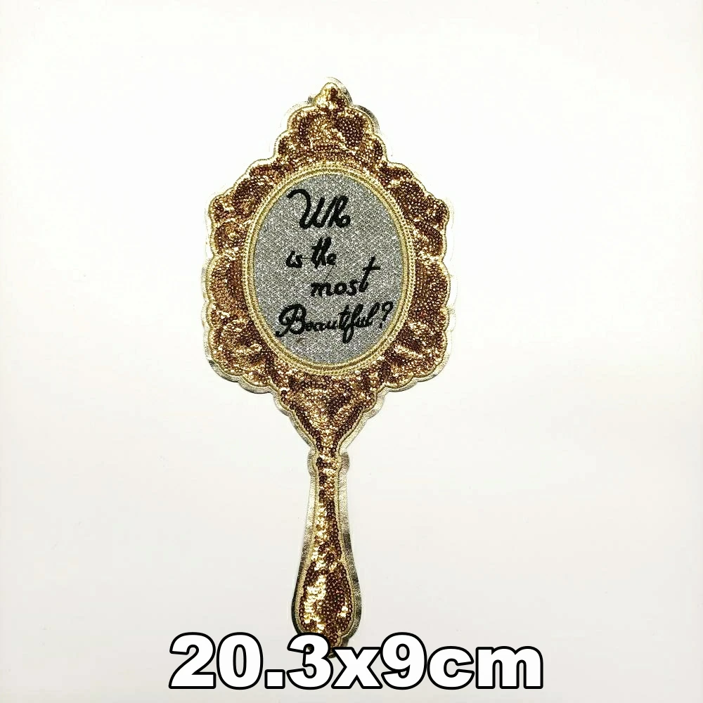 

Accessories large embroidery big magic mirror patches for clothing OR-415