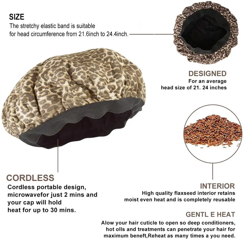 Беспроводные глубокий кондиционирования шапка грелка уход за волосами спа Кепки