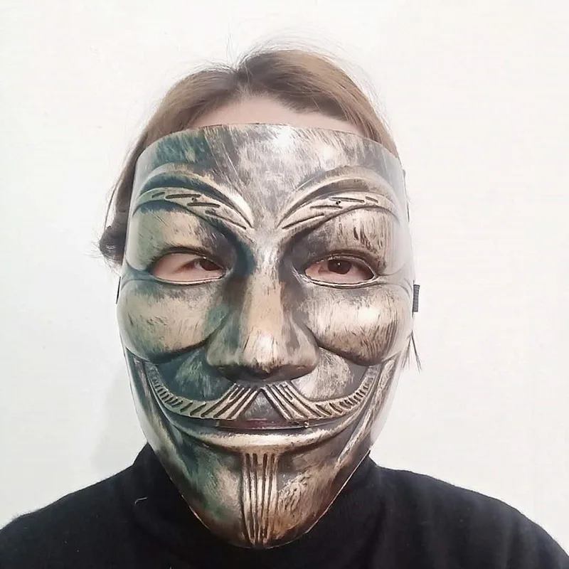 Маска Гай Фокса с шутками анонимный маскарадный костюм для взрослых Макара