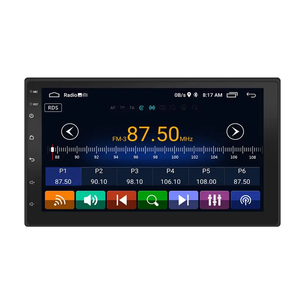 

Double Din Car Stereo Player with GPS Navigation 7 Inch Android 10.1 Touch Screen Car Radio Video Player WiFi Link Multimedia